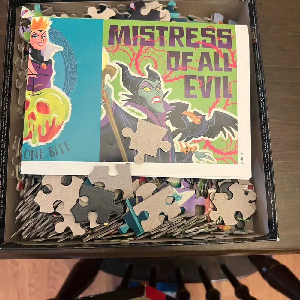 Disney Villains Puzzle with Colorful Characters - Picture 3 of 3